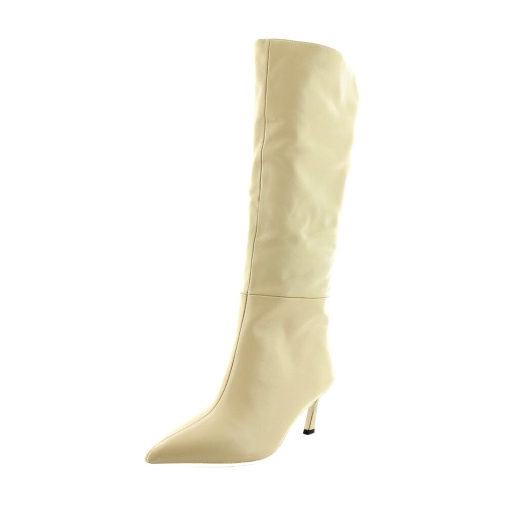 Steve Madden Lavan Women's Boots Cream Leather